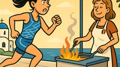 Ανέκδοτο: Η Ελληνίδα τρέχει, η Βελγίδα καίει…