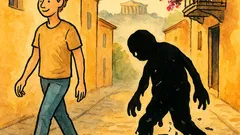 Ανέκδοτο: Τι είναι μαύρο και σε ακολουθεί πάντα;