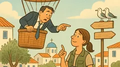 Ανέκδοτο: Ένας άντρας χάνεται σε αερόστατο