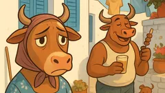 Ανέκδοτο: Γιατί οι αγελάδες έχουν θλιμμένα μάτια;