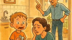 Ανέκδοτο: Έφαγα τη σοκολάτα του μπαμπά