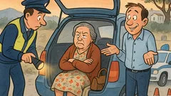 Ανέκδοτο: Στο μπλόκο: «Κουβαλάτε κάτι παράνομο;»