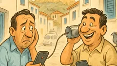 Ανέκδοτο: Ο Γιωρίκας λέει «Παρακολουθούν τα κινητά…»