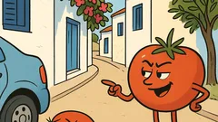 Ανέκδοτο: Δύο ντομάτες περπατούν στον δρόμο