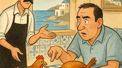 Ανέκδοτο: Ο πελάτης λέει στον σερβιτόρο...
