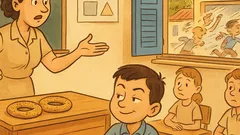 Ανέκδοτο: Η δασκάλα ρωτάει τον Τοτό για κουλούρια