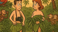 Ανέκδοτο: Δύο γυμνοί στη ζούγκλα…