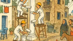 Ανέκδοτο: Η περιοχή ανακαινίζεται, να φέρω κράνος;