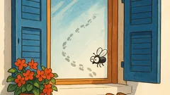 Ανέκδοτο: Τι κάνει τικ τακ πάνω στο τζάμι;