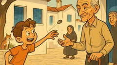 Ανέκδοτο: Ο Μπόμπος πετάει πέτρες σ’ έναν γέρο…