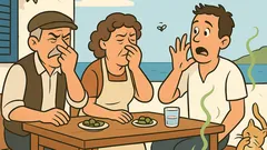 Ανέκδοτο: Τι βρωμάει πιο έντονα;