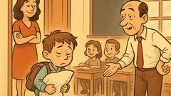 Ανέκδοτο: Γιατί άργησες πάλι στο σχολείο;